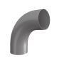 Lindab Steel Conical Downpipe Bend 85 - 87mm Anthracite Metallic