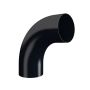 Lindab Steel Conical Downpipe Bend 85 - 87mm Black