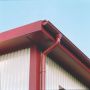 Lindab Steel Downpipe Bend with Socket 45 - 75mm Dark Red