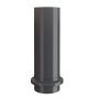 Lindab Steel Drain Shoe - 100mm Graphite