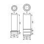 Lindab Steel Drain Shoe - 100mm Graphite