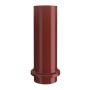 Lindab Steel Drain Shoe - 120mm Dark Red