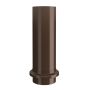 Lindab Steel Drain Shoe - 87mm Brown
