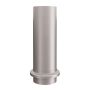 Lindab Steel Drain Shoe - 87mm Silver Metallic