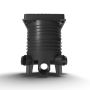 FloPlast Inspection Chamber Set with Square Cover - 450mm Diameter