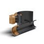 FloPlast Inspection Chamber Base 5 Adjustable Inlets - 45 Degree x 300mm Diameter - Pack of 2