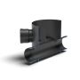FloPlast Inspection Chamber Base 3 Fixed Inlets - 300mm Diameter