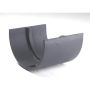 Cast Iron Deep Half Round Gutter Union - 100mm Primed