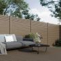 Clarity Composite Fencing End Post - 125mm x 1940mm Walnut