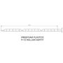 300mm Golden Oak Hollow Soffit Board - 10mm x 5mtr - Pack of 4