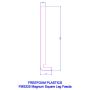 225mm White Fascia Board - 18mm x 5mtr