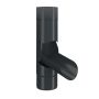 Lindab Steel Adjustable Diverter - 100mm Anthracite Grey