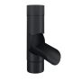 Lindab Steel Adjustable Diverter - 87mm Matte Black