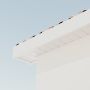 100mm White Fascia Capping Board - 10mm x 5mtr