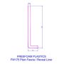 175mm Rosewood Fascia Capping Board - 10mm x 5mtr