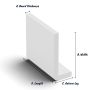 250mm White Fascia Capping Board - 10mm x 5mtr