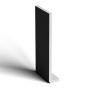 250mm Black Ash Woodgrain Fascia Capping Board - 10mm x 5mtr