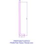 250mm Golden Oak Fascia Capping Board - 10mm x 5mtr - Pack of 2