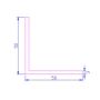 PVC Rigid Angle - 50mm x 5mtr Black Ash Woodgrain