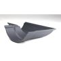 Cast Iron Beaded Half Round Gutter Left Hand Angle - 90 Degree x 125mm Primed