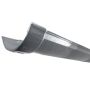 Cast Iron Beaded Half Round Gutter - 150mm x 1829mm Primed