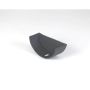 Cast Iron Half Round Gutter External Stopend - 150mm Primed