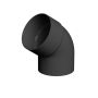FloPlast 110mm Industrial/Xtraflo Downpipe Kit - Swan Neck w Access Pipe - Black