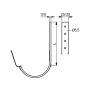 Lindab Steel Gutter 70mm Flex-Fit Fascia Bracket - 125mm Coffee Brown
