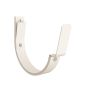 Lindab Steel Gutter 70mm Flex-Fit Fascia Bracket - 125mm Antique White