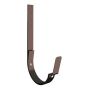 Lindab Steel Gutter 240mm Flex-Fit Fascia Bracket - 190mm Coffee Brown