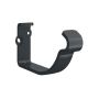 Lindab Steel Gutter Fascia Bracket - 100mm Anthracite Grey