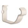 Lindab Steel Gutter Fascia Bracket - 125mm Antique White