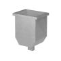 Galeco Steel Round Hopper & Downpipe Kit Galvanised - 87mm Diameter