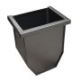 Galeco Steel Gutter Hopper - for 87mm Outlet Galvanised