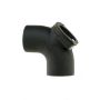 Mech 416 Cast Iron Soil Short Radius Bend with Back Door - 88 Degree x 70mm
