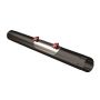 Lindab Steel Rod Access Downpipe - 100mm x 1mtr Black