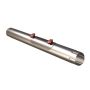 Lindab Magestic Steel Rod Access Downpipe - 87mm x 1mtr Galvanised