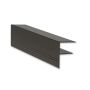 Exitex Aluminium F Section - 35mm x 4mtr Brown
