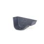 Cast Iron Ogee Gutter Right Hand External Stopend - 100mm Primed