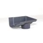 Cast Iron Ogee Gutter Right Hand Stopend Outlet - 125mm for 65mm Downpipe Primed