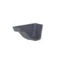 Cast Iron Ogee Gutter Left Hand Internal Stopend - 125mm Primed