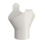 Lindab Steel Gutter Outlet 75mm - 150mm Antique White