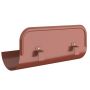 Lindab Steel Gutter Straight Overflow Protector - 125mm Tile Red
