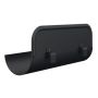 Lindab Steel Gutter Straight Overflow Protector - 150mm Matte Black