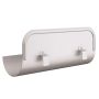 Lindab Steel Gutter Straight Overflow Protector - 150mm Silver Metallic