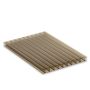 Polycarbonate Sheet Triplewall - 16mm x 1500mm x 4mtr Bronze