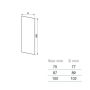 Lindab Steel Sliding Downpipe - 100mm Antique White