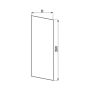 Lindab Steel Sliding Downpipe - 87mm Black