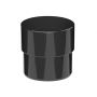 Galeco Round PVC Offset Downpipe Kit Black - 100mm Diameter