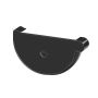 Galeco PVC Half Round Gutter Kit Black - 150mm